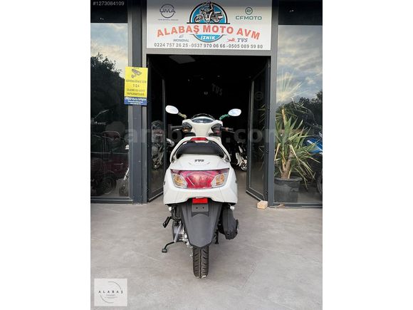 ALABAŞ MOTOR TVS JUPİTER 125 EURO 5+ ÇANTA RUHSATA İŞLİ 2025