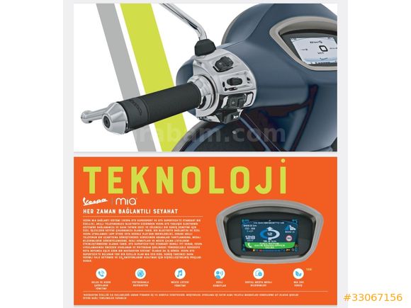 Sahibinden Sıfır Vespa GTS 300 Supertech