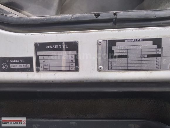 KOÇASLANLAR2 RENAULT PREMIUM 370.26 6X2 TENTELİ KASA 2006 MODEL