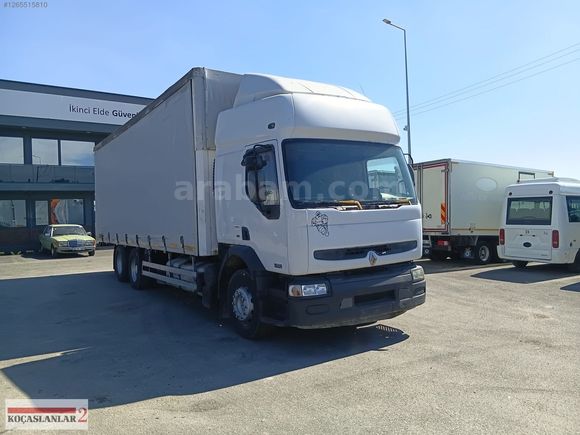 KOÇASLANLAR2 RENAULT PREMIUM 370.26 6X2 TENTELİ KASA 2006 MODEL