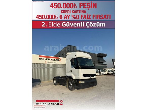 6 AY %0 FAİZ KOÇASLANLAR2'DE RENAULT PREMIUM 420.19 2006 MODEL