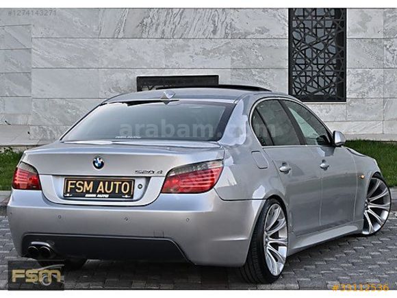 FSM AUTO'dan 2007 BMW 5.20D E60 OTOMATİK SUNROOF