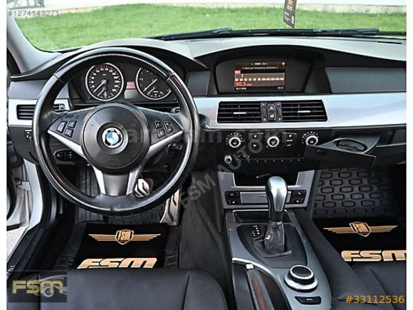 FSM AUTO'dan 2007 BMW 5.20D E60 OTOMATİK SUNROOF