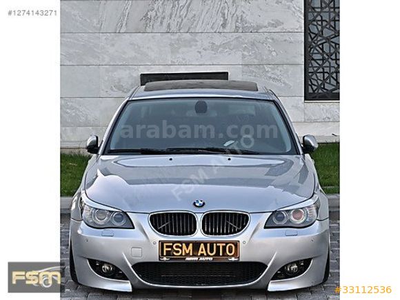 FSM AUTO'dan 2007 BMW 5.20D E60 OTOMATİK SUNROOF
