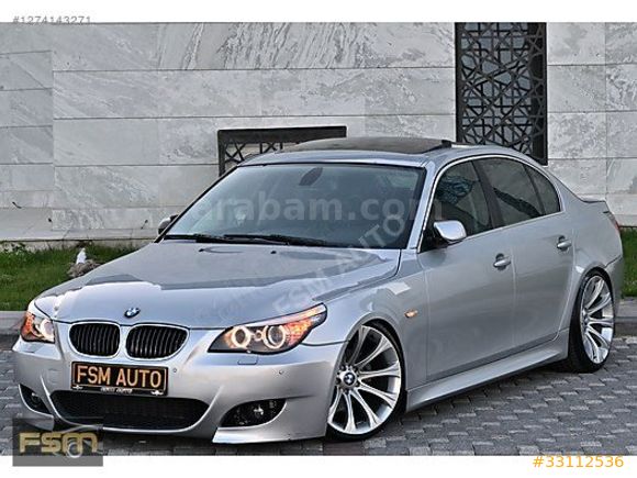 FSM AUTO'dan 2007 BMW 5.20D E60 OTOMATİK SUNROOF