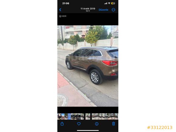 Sahibinden Renault Kadjar 1.6 dCi Icon 2017 Model Mersin