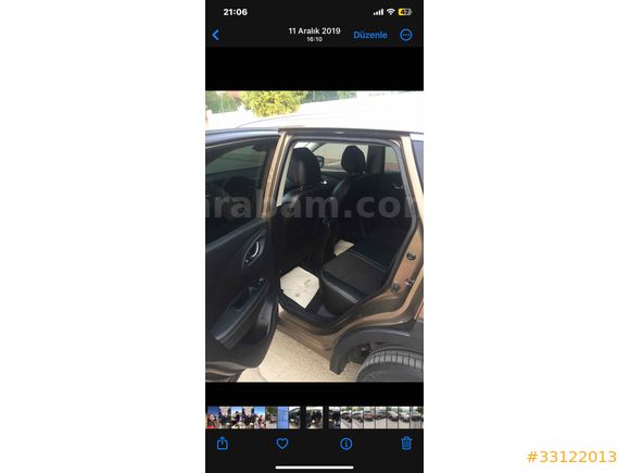 Sahibinden Renault Kadjar 1.6 dCi Icon 2017 Model Mersin
