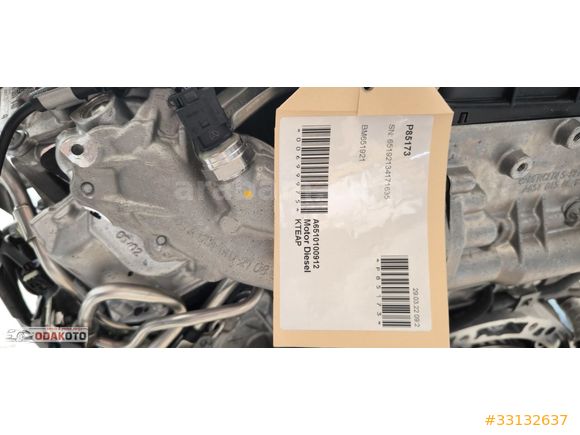 651 Mercedes Sprinter 2,0 Cdİ Sıfır Motor