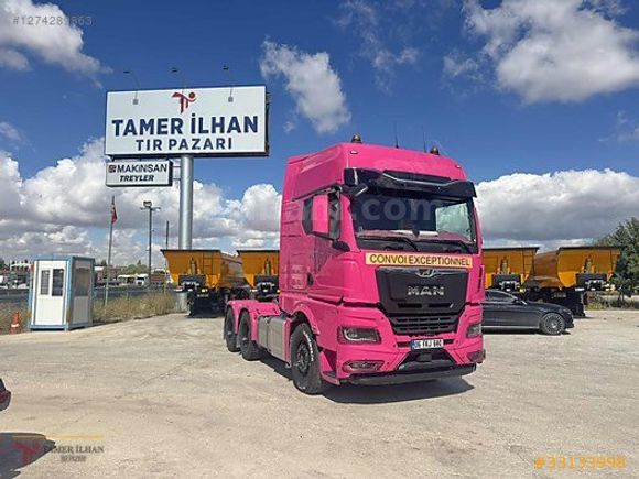 TAMER İLHAN TIR PAZARINDAN 2023 MAN TGX 33.580 ÇİFTÇEKER RET/AC