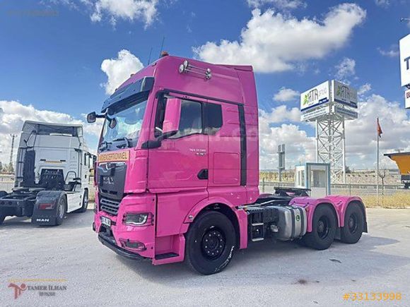 TAMER İLHAN TIR PAZARINDAN 2023 MAN TGX 33.580 ÇİFTÇEKER RET/AC