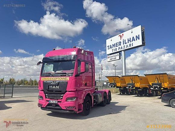 TAMER İLHAN TIR PAZARINDAN 2023 MAN TGX 33.580 ÇİFTÇEKER RET/AC