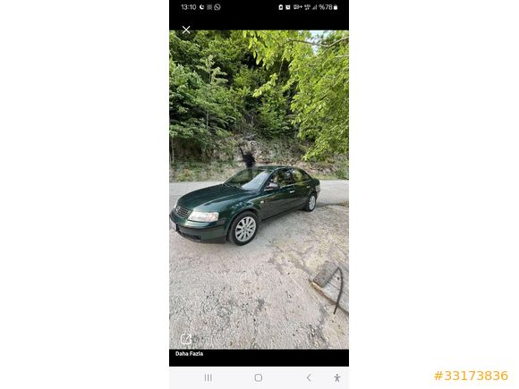 Sahibinden Volkswagen Passat 1.8 T Comfortline 1998 Model Erzurum