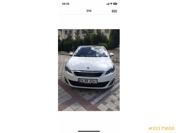 Sahibinden Peugeot 308 1.6 e-HDi Classic Edition Plus 2016 Model 