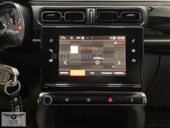 GTY AUTO'dan 2019 BOYASIZ C-3 Shine 1.2PureTech-OTOMATİK-96000km