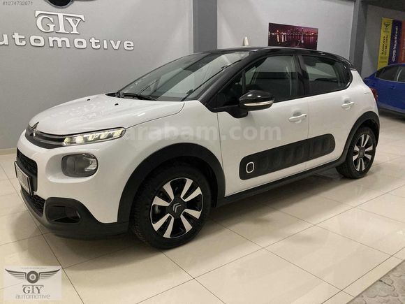 GTY AUTO'dan 2019 BOYASIZ C-3 Shine 1.2PureTech-OTOMATİK-96000km