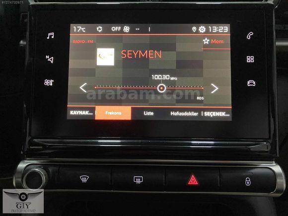 GTY AUTO'dan 2019 BOYASIZ C-3 Shine 1.2PureTech-OTOMATİK-96000km