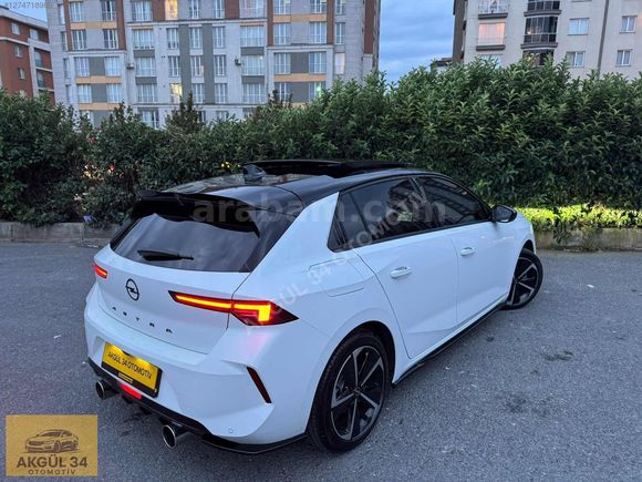 AKGÜL 34 2025 ASTRA 1.2T GS K.ISITMA+360 KMR+KEYLESS GO %20 FTR