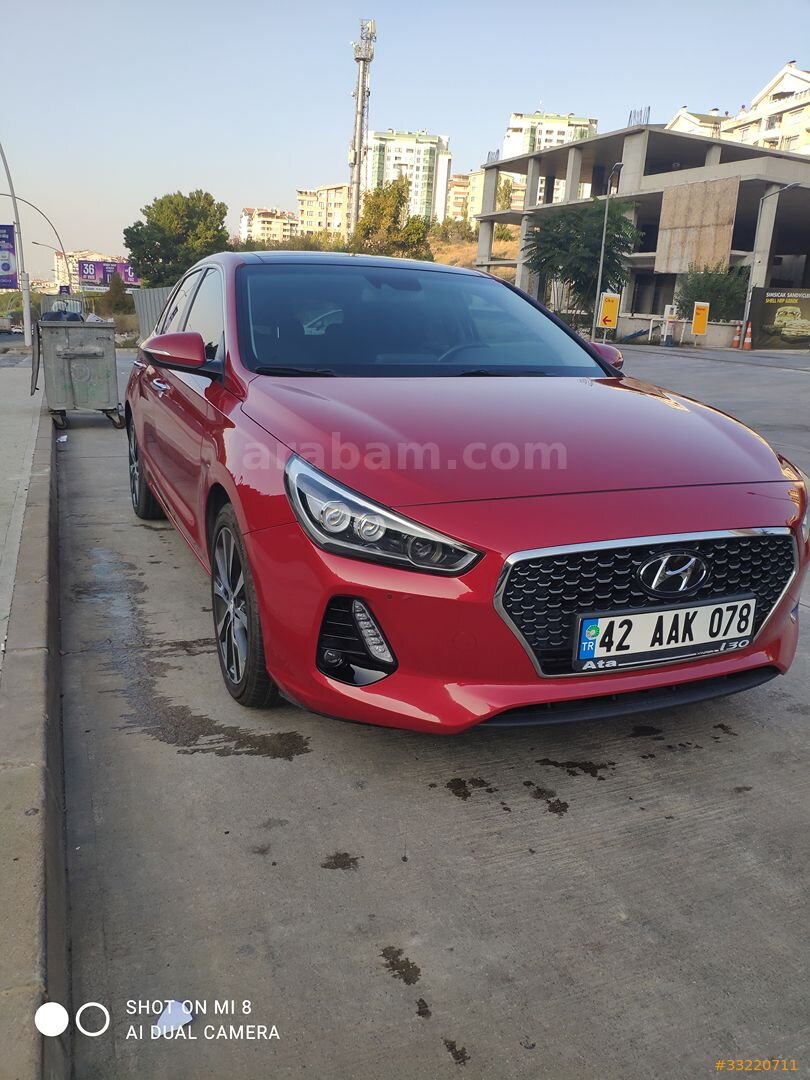 Sahibinden Hyundai i30 1.6 CRDi Elite Plus Smart 2017 Model Ankara 119.000 km Kırmızı 3