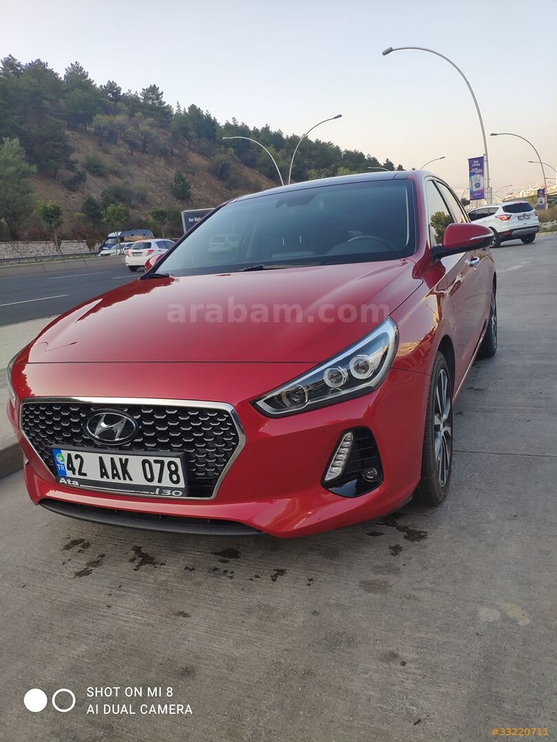 Sahibinden Hyundai i30 1.6 CRDi Elite Plus Smart 2017 Model Ankara 119.000 km Kırmızı 2