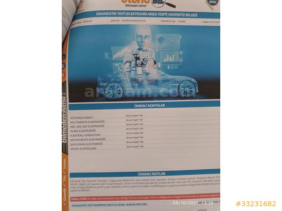 Sahibinden Toyota Avensis 1.6 Comfort 2005 Model Bitlis 286.480 km