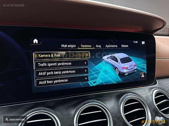 ARAS MOTORS..2020 MERCEDES E300DE PLUG-İN DESİGNO MASAJ HEAD UP.
