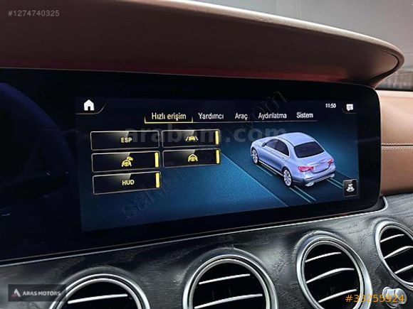 ARAS MOTORS..2020 MERCEDES E300DE PLUG-İN DESİGNO MASAJ HEAD UP.