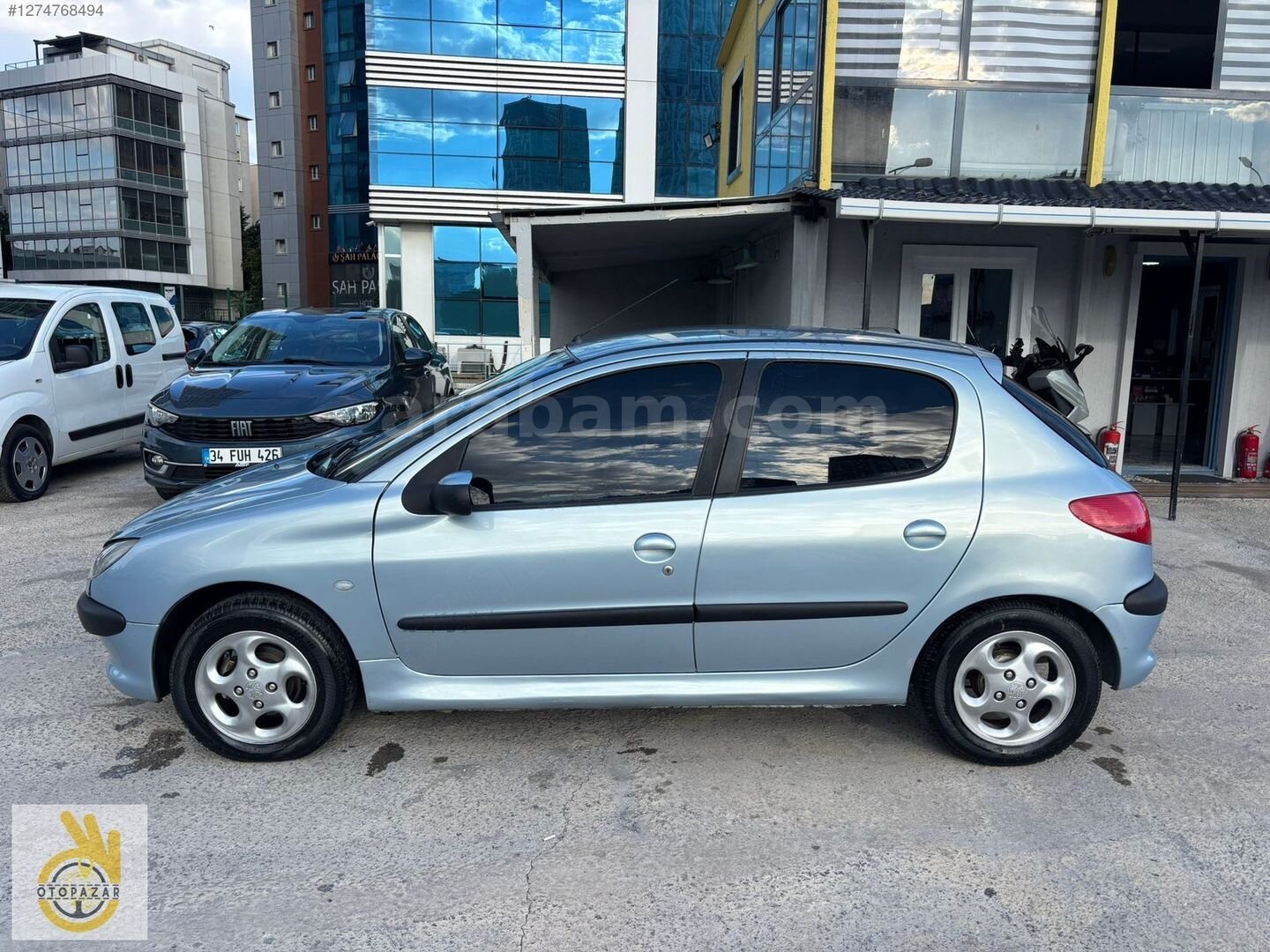 Galeriden Peugeot 206 1.4 Color Line 2002 Model İstanbul 259.000 km Gri 2