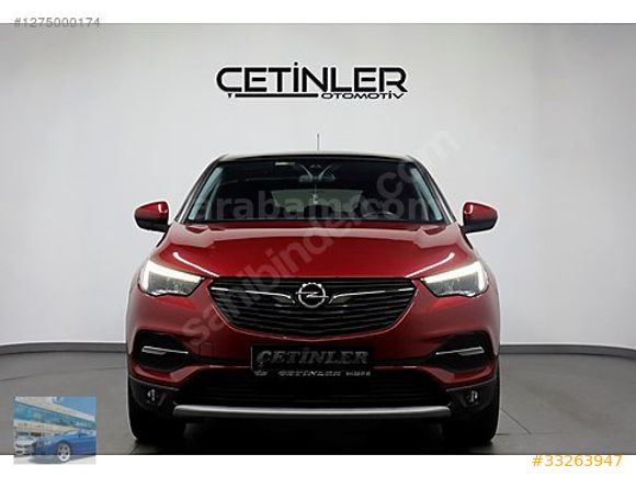 ÇETİNLERDEN 2020 OPEL GRANDLANDX 1.5 D CAM TAVN 4 KOLTUK ISITMA