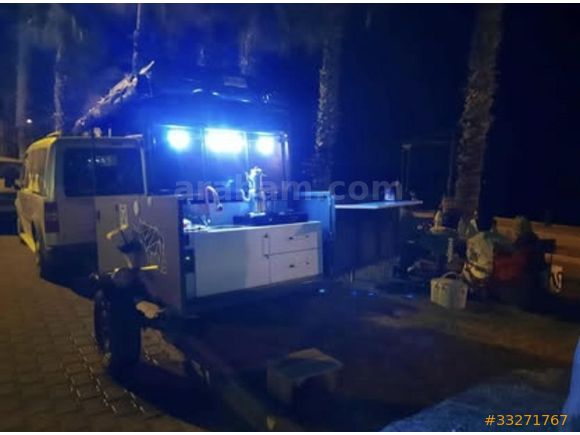 Özel yapım Çadırlı römork çekme karavan