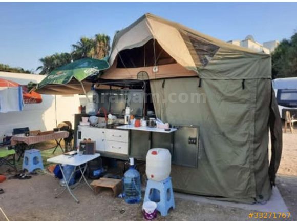 Özel yapım Çadırlı römork çekme karavan