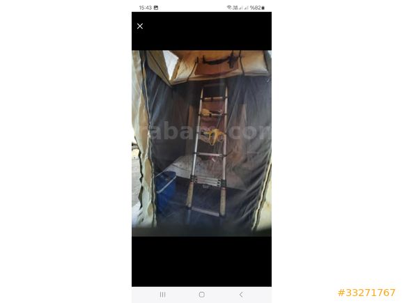 Özel yapım Çadırlı römork çekme karavan