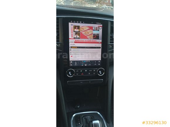 BAKIMLI  TESLA  ekran Renault Megane 1.5 DCİ Touch Plus 2016 Model   A NKARA