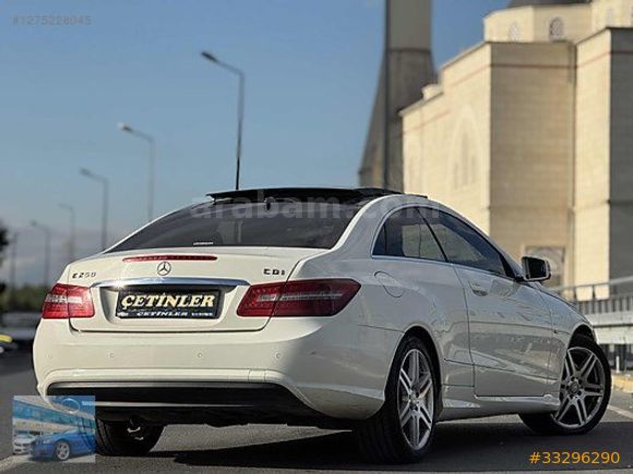 ÇETİNLER''DEN 2012 MODEL MERCEDES E250CDI COUPE AMG