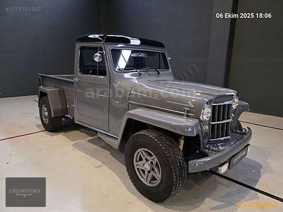 -CİO MOTORS-WILLYS TRUCK-4X4-POWER DİREKSİYON-