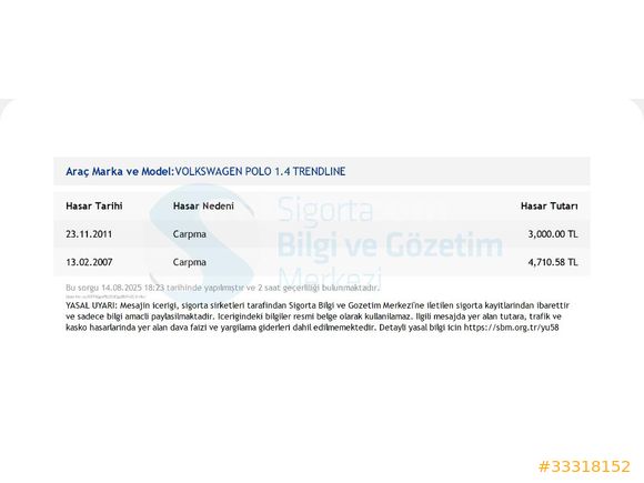 Galeriden Volkswagen Polo 1.4 Comfortline 2000 Model Elazığ