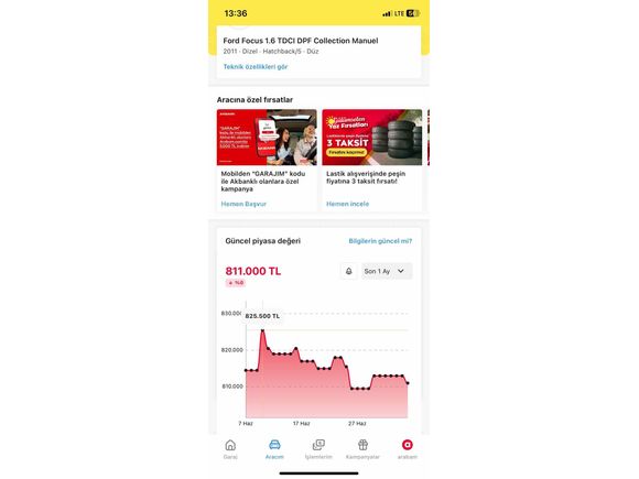 Orjinal düşük km 
