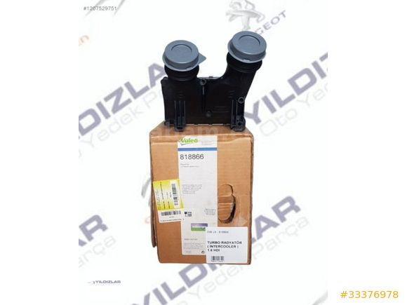 TURBO RADYATÖR 1.6 HDI (INTERCOOLER) 0384L9
