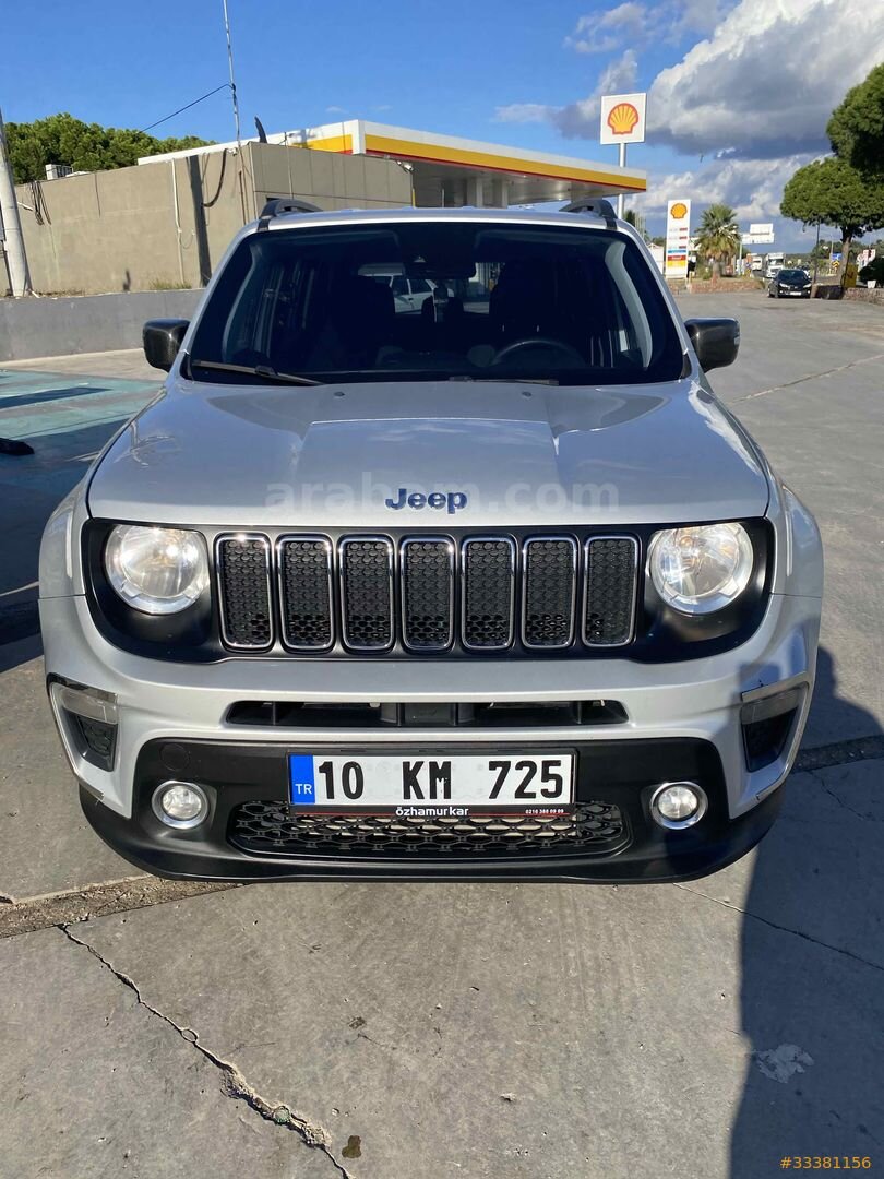 Galeriden Jeep Renegade 1.6 MultiJet Limited 2020 Model İzmir 102.000 km Gri (Gümüş) 1