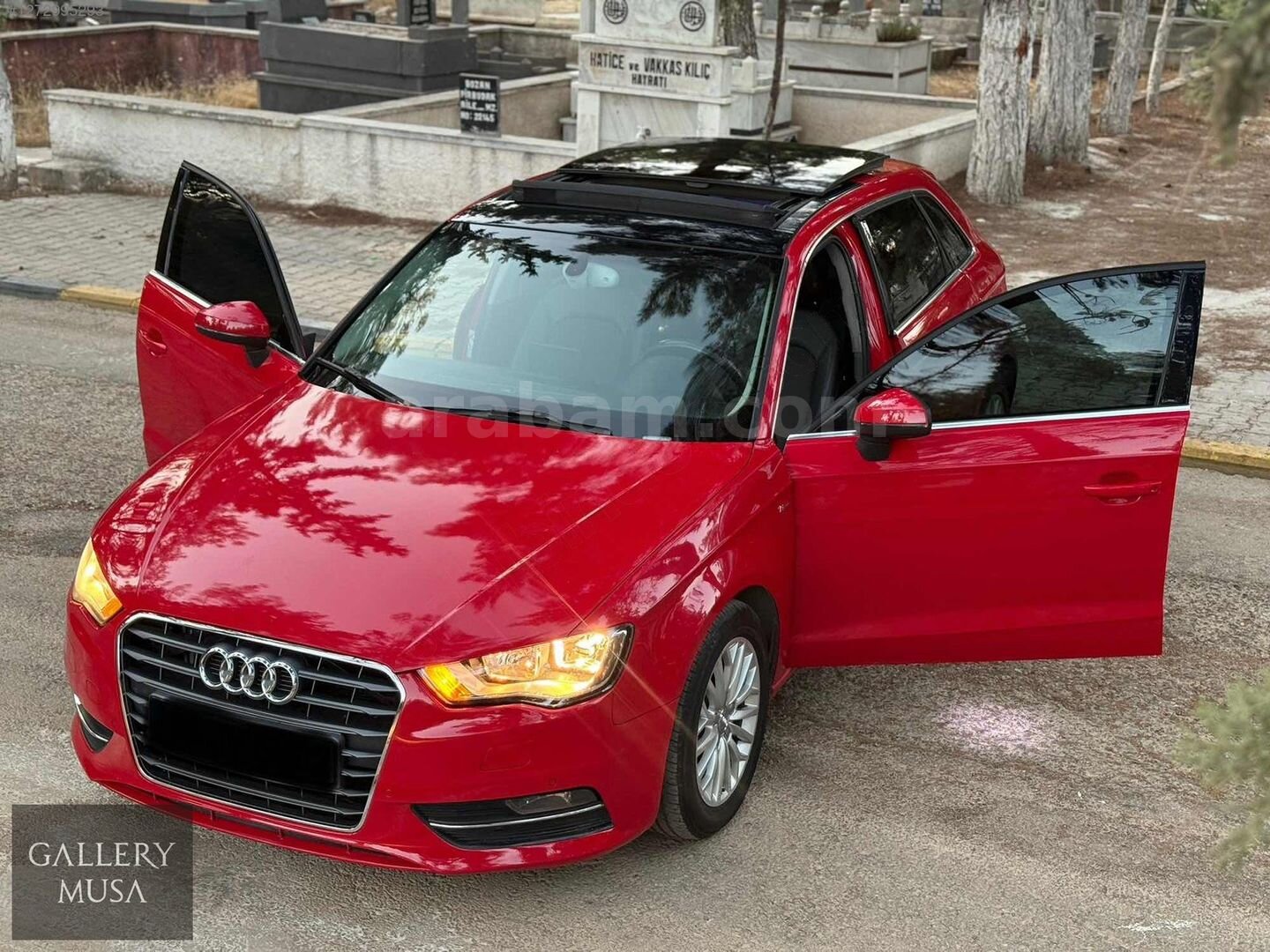 Galeriden Audi A3 Sportback 1.6 TDI Ambition 2013 Model Gaziantep 201.000 km Kırmızı 2