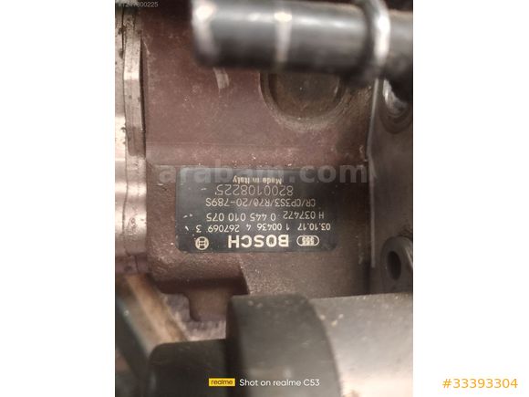 1.9 DİZEL TRAFİC 2 MAZOT POMPA ORJİNAL