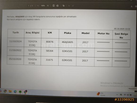 ACİLLLL! TRAMERSİZ  1.6 Advance 2017 Model