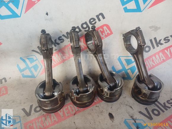 038j transporter t5 piston ve biyel kolları