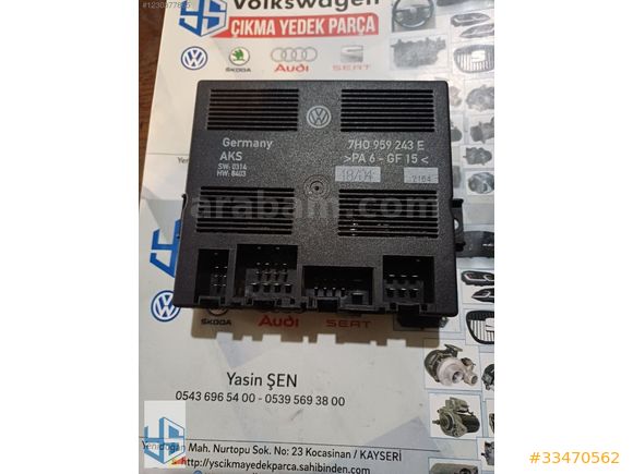 7h0959243e transporter t5 karavel sürgülü kapı beyni