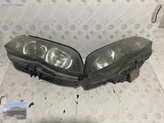 BMW X5 E53 MAKYAJLI SAĞ SOL FAR HAFİF HASARLI