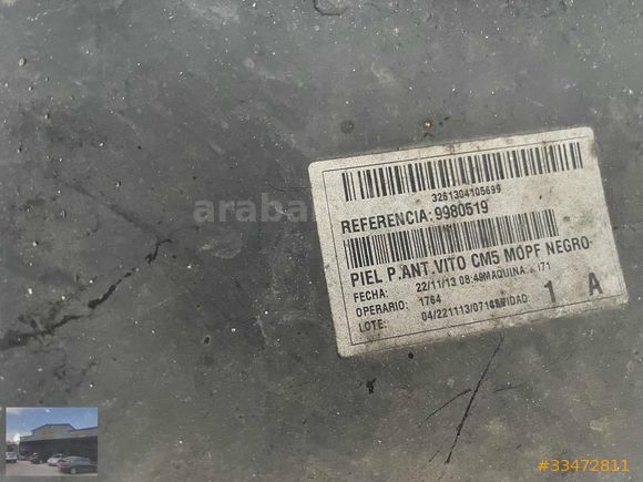 MERCEDES VİTO ÖN TAMPON ORJİNAL 2011-14