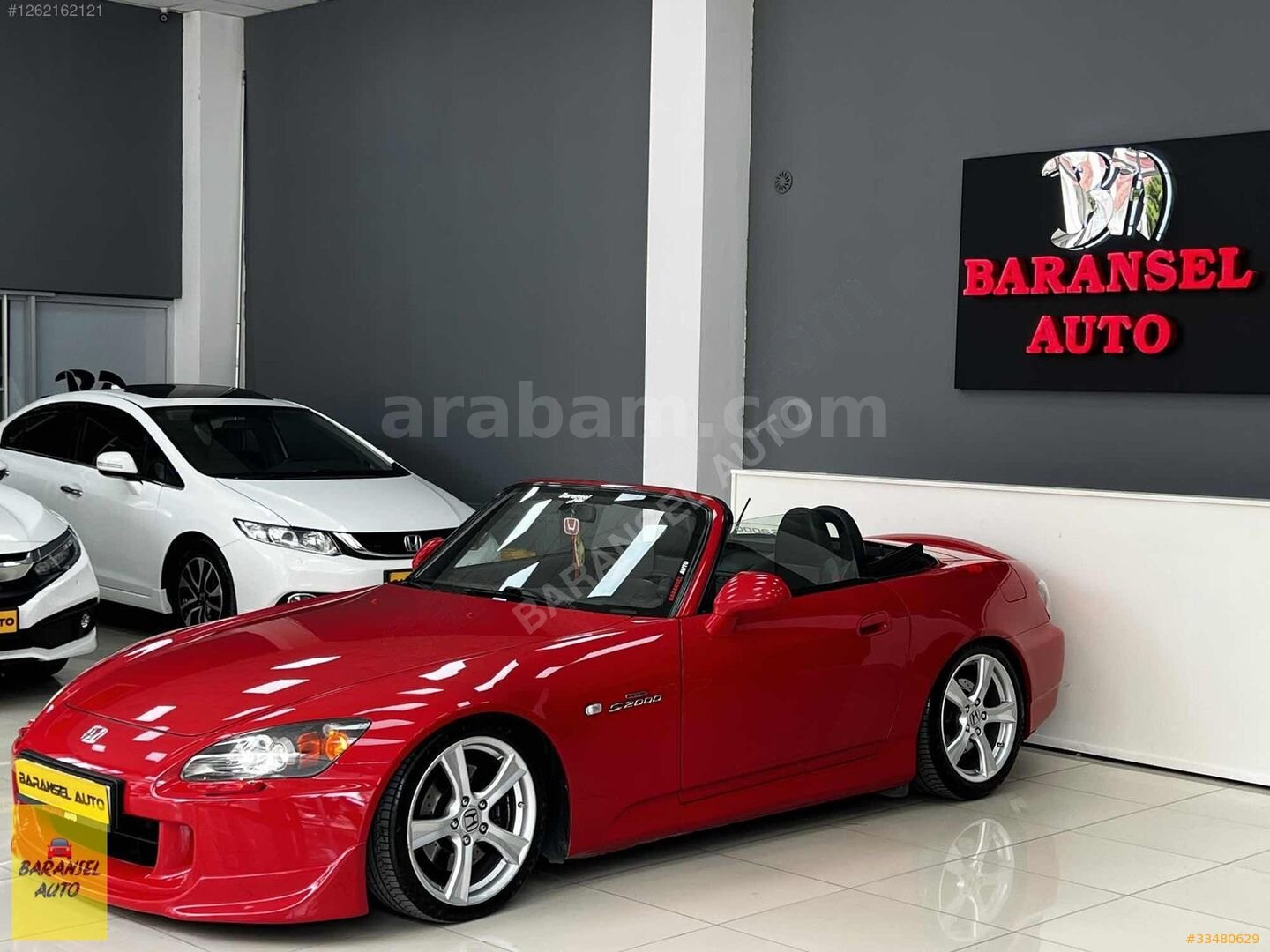 Galeriden Honda S2000 2.0 Vtec 2006 Model Tokat 145.000 km Kırmızı 4