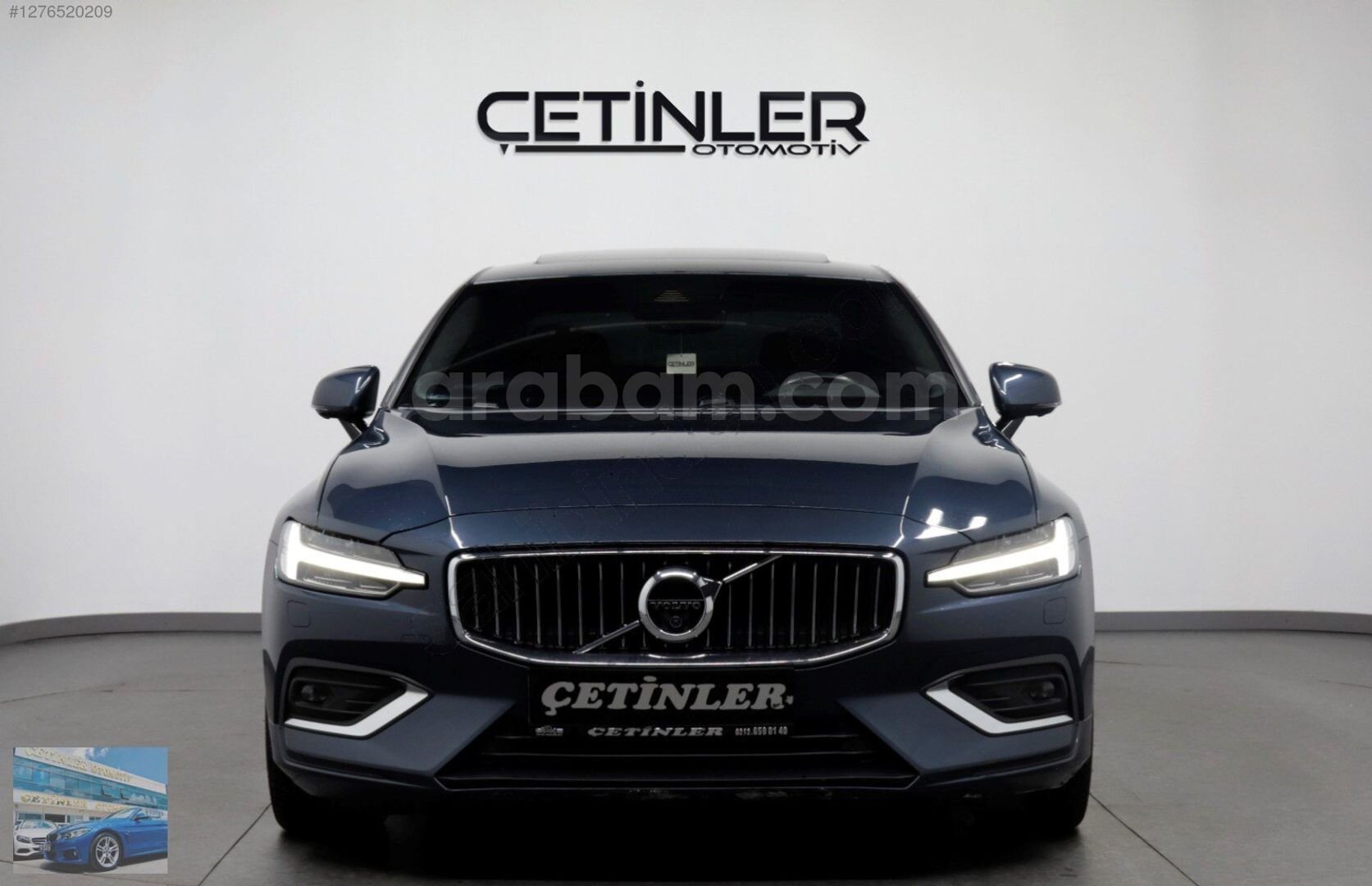 ÇETİNLERDEN 2020 VOLVO S60 2.0 B5 MAVİ İÇİ TABA HATASIZ BOYASIZ 1