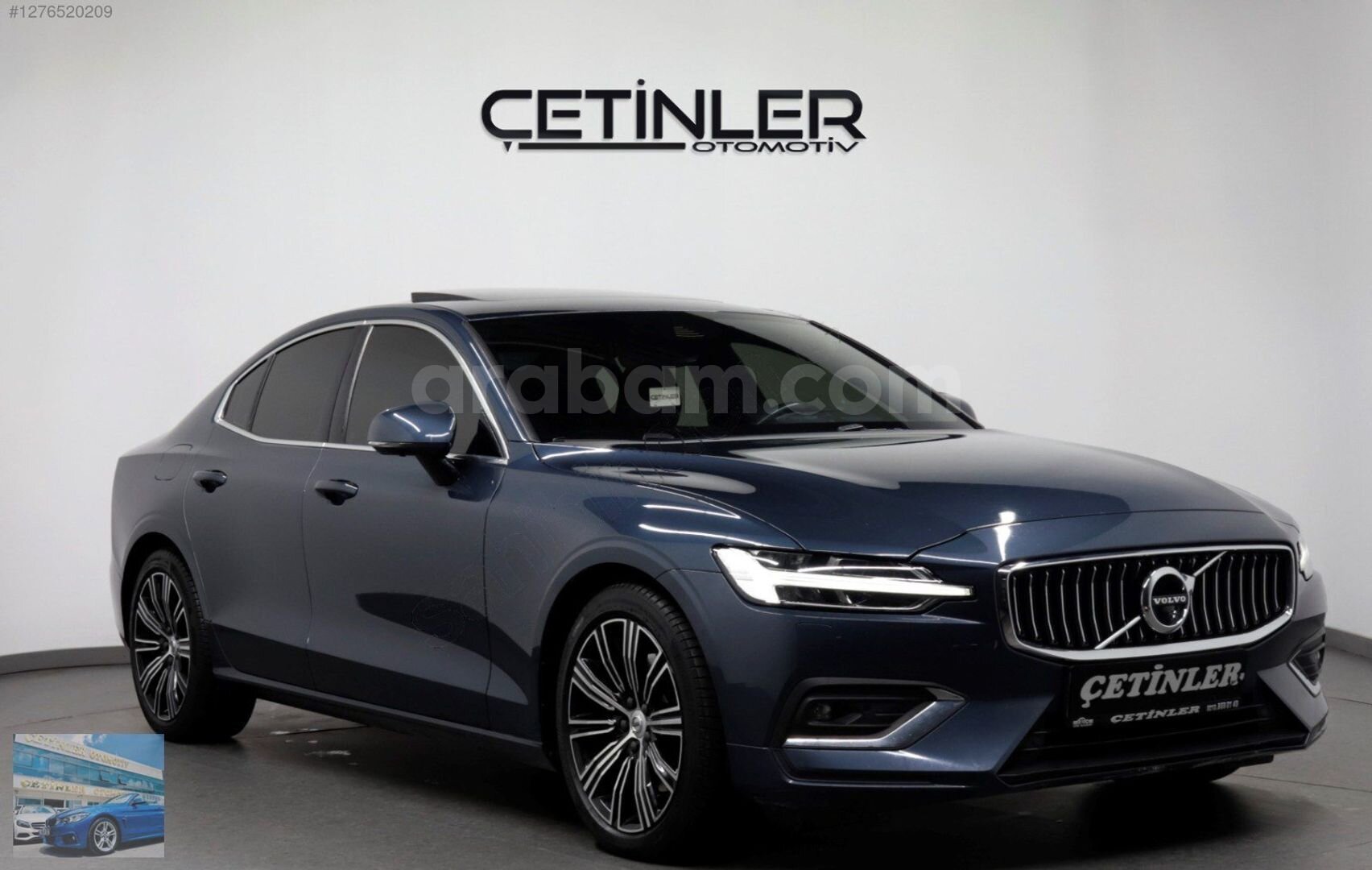 ÇETİNLERDEN 2020 VOLVO S60 2.0 B5 MAVİ İÇİ TABA HATASIZ BOYASIZ 4