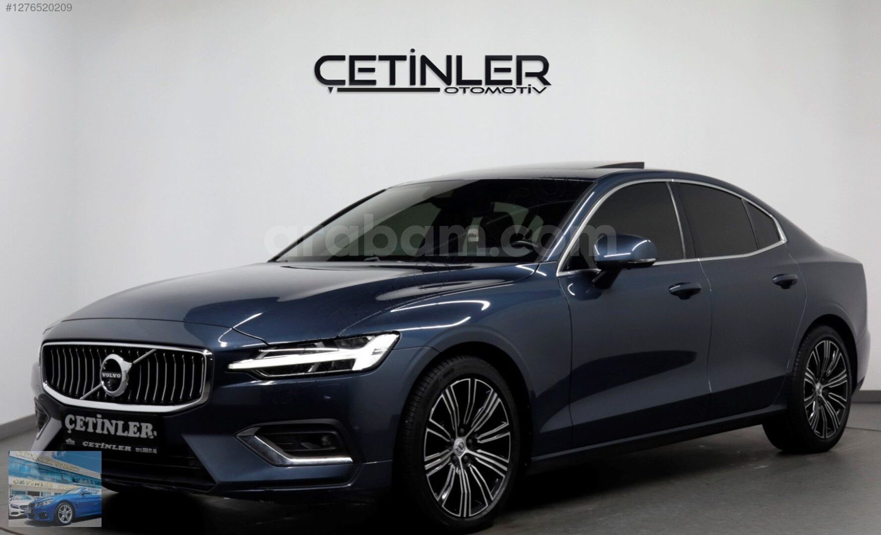 ÇETİNLERDEN 2020 VOLVO S60 2.0 B5 MAVİ İÇİ TABA HATASIZ BOYASIZ 3