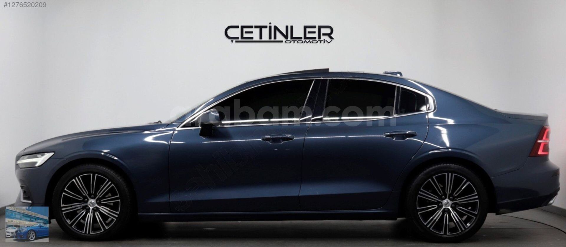 ÇETİNLERDEN 2020 VOLVO S60 2.0 B5 MAVİ İÇİ TABA HATASIZ BOYASIZ 6
